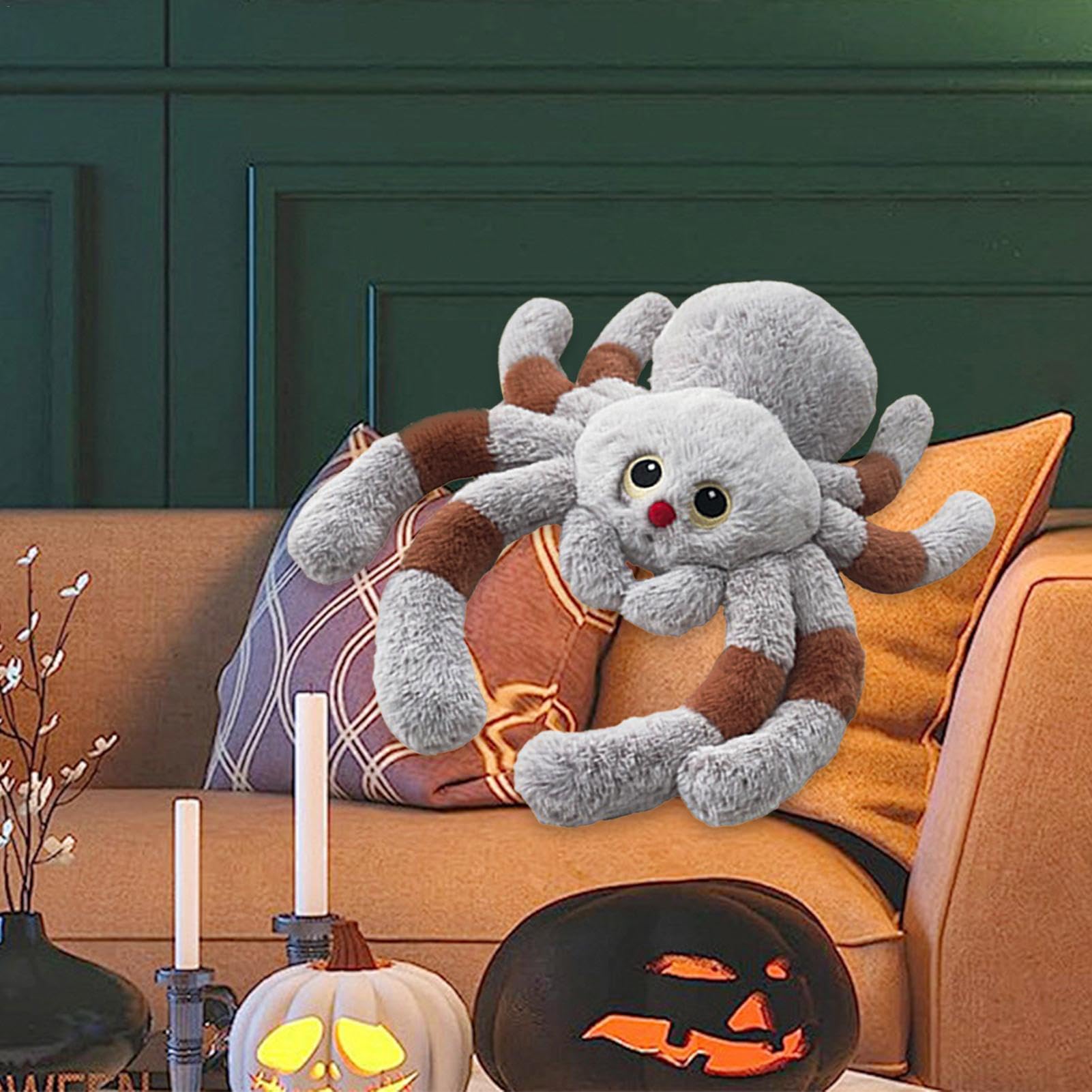 Amazon.co.jp: タランチュラぬいぐるみクッション、ハロウィーン